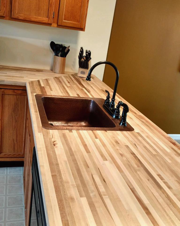 Butcher Block Counter