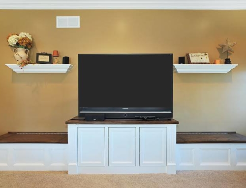 Entertainment Center with Shelves