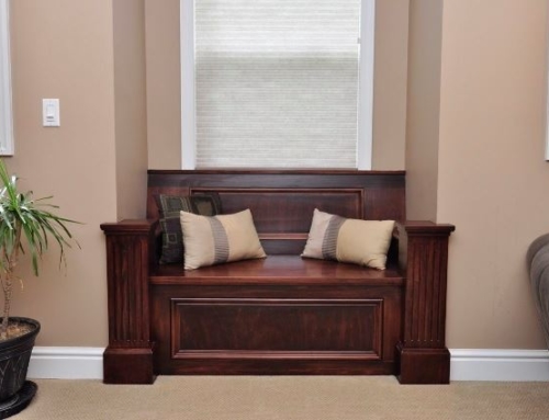 Concealed Drawer Window Seat