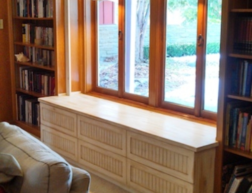 Alder Wood Window Seat