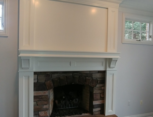 Craftsman Style Custom Mantle